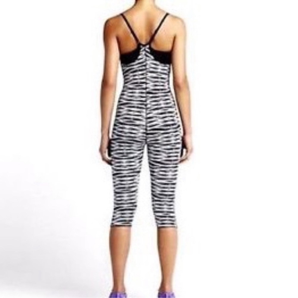 Nike dri fit Unitard Bodysuit Black/Gray Sz.XS